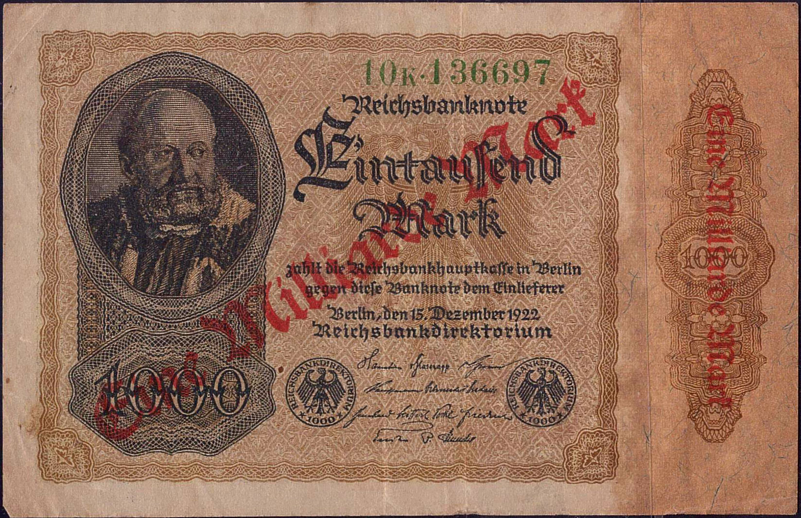 Germany 1000000000 1923 VF P-113/a